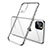 Custodia Silicone Trasparente Ultra Sottile Cover Morbida S02 per Apple iPhone 11 Pro Argento