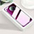 Custodia Silicone Trasparente Ultra Sottile Cover Morbida S02 per Huawei Mate 30E Pro 5G Viola