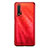 Custodia Silicone Trasparente Ultra Sottile Cover Morbida S02 per Huawei Nova 6 5G Rosso