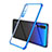 Custodia Silicone Trasparente Ultra Sottile Cover Morbida S02 per Huawei P20 Pro Blu