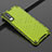 Custodia Silicone Trasparente Ultra Sottile Cover Morbida S02 per Samsung Galaxy A70 Verde