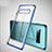 Custodia Silicone Trasparente Ultra Sottile Cover Morbida S02 per Samsung Galaxy S10 5G Blu