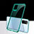 Custodia Silicone Trasparente Ultra Sottile Cover Morbida S02 per Samsung Galaxy S20 5G Verde