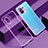Custodia Silicone Trasparente Ultra Sottile Cover Morbida S02 per Xiaomi Mi 11 Lite 5G Viola
