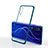 Custodia Silicone Trasparente Ultra Sottile Cover Morbida S02 per Xiaomi Mi A3 Blu