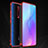 Custodia Silicone Trasparente Ultra Sottile Cover Morbida S02 per Xiaomi Redmi K20 Rosso