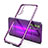 Custodia Silicone Trasparente Ultra Sottile Cover Morbida S03 per Huawei Honor 20 Pro Viola