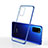 Custodia Silicone Trasparente Ultra Sottile Cover Morbida S03 per Huawei Honor V30 Pro 5G Blu