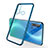 Custodia Silicone Trasparente Ultra Sottile Cover Morbida S03 per Huawei Nova 5i Blu