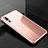 Custodia Silicone Trasparente Ultra Sottile Cover Morbida S03 per Huawei P20 Pro Oro Rosa