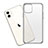 Custodia Silicone Trasparente Ultra Sottile Cover Morbida S04 per Apple iPhone 11 Argento