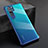 Custodia Silicone Trasparente Ultra Sottile Cover Morbida S04 per Huawei P30 Pro Blu