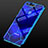 Custodia Silicone Trasparente Ultra Sottile Cover Morbida S05 per Huawei Honor View 20 Blu