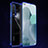 Custodia Silicone Trasparente Ultra Sottile Cover Morbida S05 per Huawei Nova 6 Blu