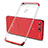 Custodia Silicone Trasparente Ultra Sottile Cover Morbida S06 per Huawei Honor View 20 Rosso
