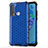 Custodia Silicone Trasparente Ultra Sottile Cover Morbida S06 per Huawei P20 Lite (2019) Blu