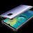 Custodia Silicone Trasparente Ultra Sottile Cover Morbida S07 per Huawei Mate 20 X 5G