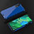 Custodia Silicone Trasparente Ultra Sottile Cover Morbida S08 per Huawei Nova 5 Pro Blu
