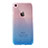 Custodia Silicone Trasparente Ultra Sottile Cover Morbida Sfumato G01 per Apple iPhone 7 Blu