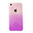 Custodia Silicone Trasparente Ultra Sottile Cover Morbida Sfumato G01 per Apple iPhone 8 Viola