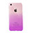 Custodia Silicone Trasparente Ultra Sottile Cover Morbida Sfumato G01 per Apple iPhone SE3 2022 Viola