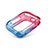 Custodia Silicone Trasparente Ultra Sottile Cover Morbida Sfumato G01 per Apple iWatch 5 40mm Cielo Blu