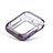 Custodia Silicone Trasparente Ultra Sottile Cover Morbida Sfumato G01 per Apple iWatch 5 40mm Nero
