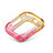 Custodia Silicone Trasparente Ultra Sottile Cover Morbida Sfumato G01 per Apple iWatch 5 40mm Rosa