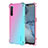 Custodia Silicone Trasparente Ultra Sottile Cover Morbida Sfumato G01 per Oppo Find X2 Lite