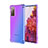 Custodia Silicone Trasparente Ultra Sottile Cover Morbida Sfumato G01 per Samsung Galaxy S20 FE 5G Viola