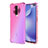 Custodia Silicone Trasparente Ultra Sottile Cover Morbida Sfumato G01 per Xiaomi Redmi K30 4G Rosa