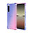 Custodia Silicone Trasparente Ultra Sottile Cover Morbida Sfumato per Sony Xperia 1 III Rosa