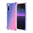 Custodia Silicone Trasparente Ultra Sottile Cover Morbida Sfumato per Sony Xperia 10 IV SO-52C Rosa