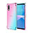 Custodia Silicone Trasparente Ultra Sottile Cover Morbida Sfumato per Sony Xperia Ace II