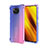 Custodia Silicone Trasparente Ultra Sottile Cover Morbida Sfumato per Xiaomi Poco X3 Blu