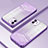 Custodia Silicone Trasparente Ultra Sottile Cover Morbida SY1 per Apple iPhone 12 Viola