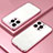 Custodia Silicone Trasparente Ultra Sottile Cover Morbida SY1 per Apple iPhone 14 Pro Oro Rosa
