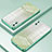 Custodia Silicone Trasparente Ultra Sottile Cover Morbida SY1 per Apple iPhone X Verde