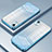 Custodia Silicone Trasparente Ultra Sottile Cover Morbida SY1 per Apple iPhone XR Blu