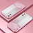 Custodia Silicone Trasparente Ultra Sottile Cover Morbida SY1 per Apple iPhone Xs Max Oro Rosa