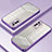 Custodia Silicone Trasparente Ultra Sottile Cover Morbida SY1 per Huawei Honor V30 5G Viola