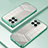 Custodia Silicone Trasparente Ultra Sottile Cover Morbida SY1 per Huawei Honor X8 5G Verde