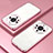 Custodia Silicone Trasparente Ultra Sottile Cover Morbida SY1 per Huawei Mate 40 Pro+ Plus Oro Rosa