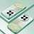 Custodia Silicone Trasparente Ultra Sottile Cover Morbida SY1 per OnePlus 12R 5G Verde
