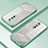Custodia Silicone Trasparente Ultra Sottile Cover Morbida SY1 per OnePlus 8 Verde