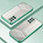Custodia Silicone Trasparente Ultra Sottile Cover Morbida SY1 per OnePlus 8T 5G Verde