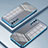 Custodia Silicone Trasparente Ultra Sottile Cover Morbida SY1 per Oppo A91 Blu