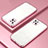 Custodia Silicone Trasparente Ultra Sottile Cover Morbida SY1 per Oppo A92s 5G Oro Rosa