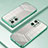 Custodia Silicone Trasparente Ultra Sottile Cover Morbida SY1 per Oppo Find X5 Pro 5G Verde