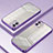 Custodia Silicone Trasparente Ultra Sottile Cover Morbida SY2 per Apple iPhone 12 Viola